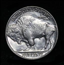 1937-p Buffalo Nickel 5c Grades GEM+ Unc