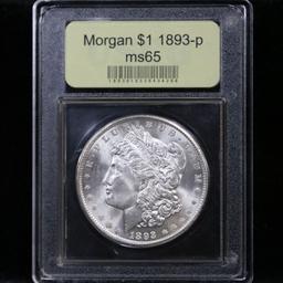 ***Auction Highlight*** 1893-p Morgan Dollar $1 Graded GEM Unc by USCG (fc)