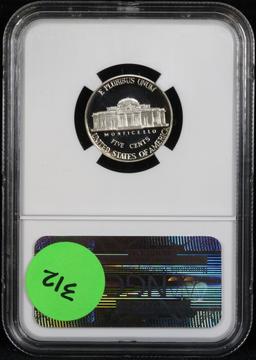 NGC 2000-d South Carolina Jefferson Nickel 5c Graded pr69 DCAM by NGC