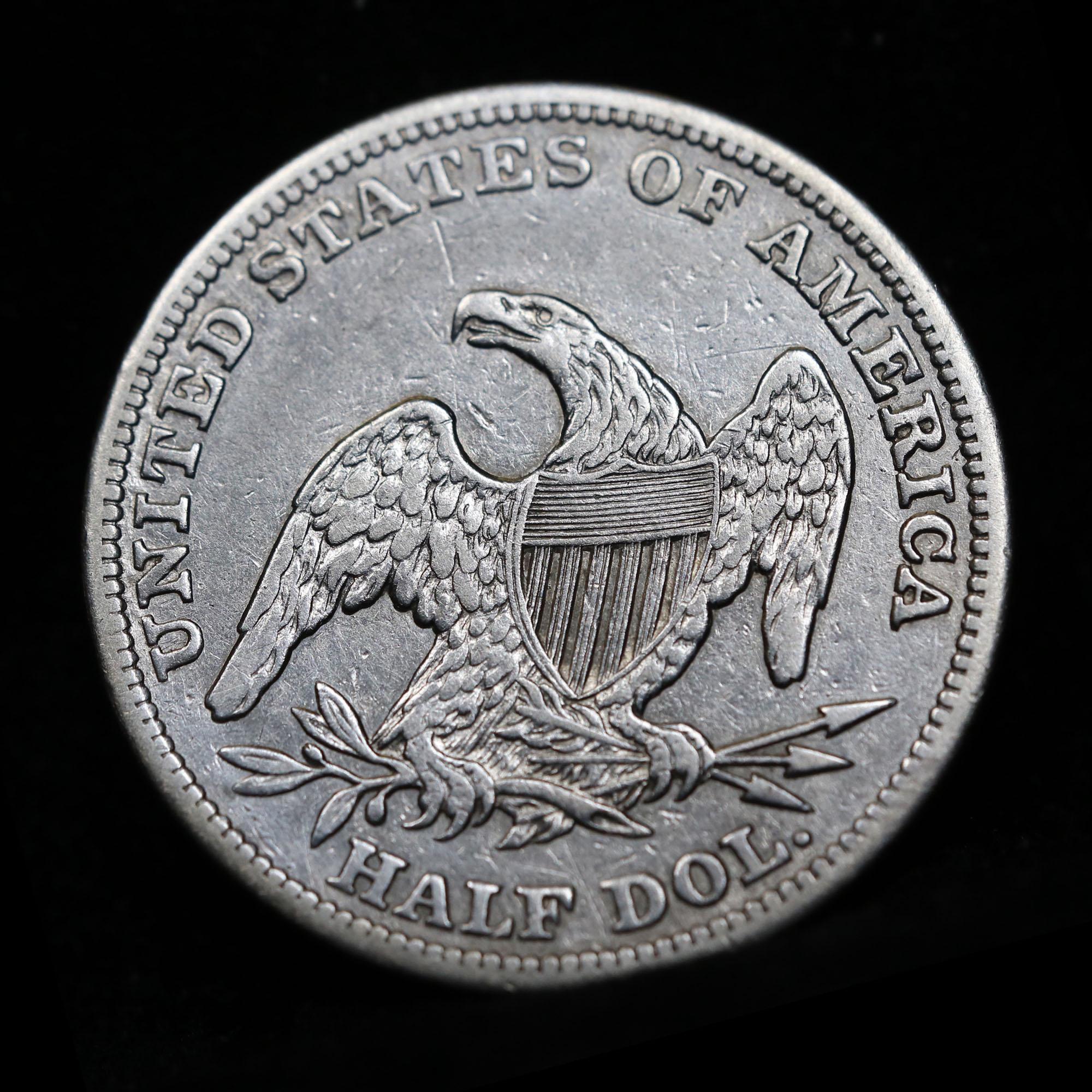 1838 Capped Bust Half Dollar 50c Grades xf (fc)