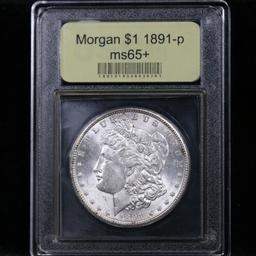 ***Auction Highlight*** 1891-p Morgan Dollar $1 Graded GEM+ Unc by USCG (fc)