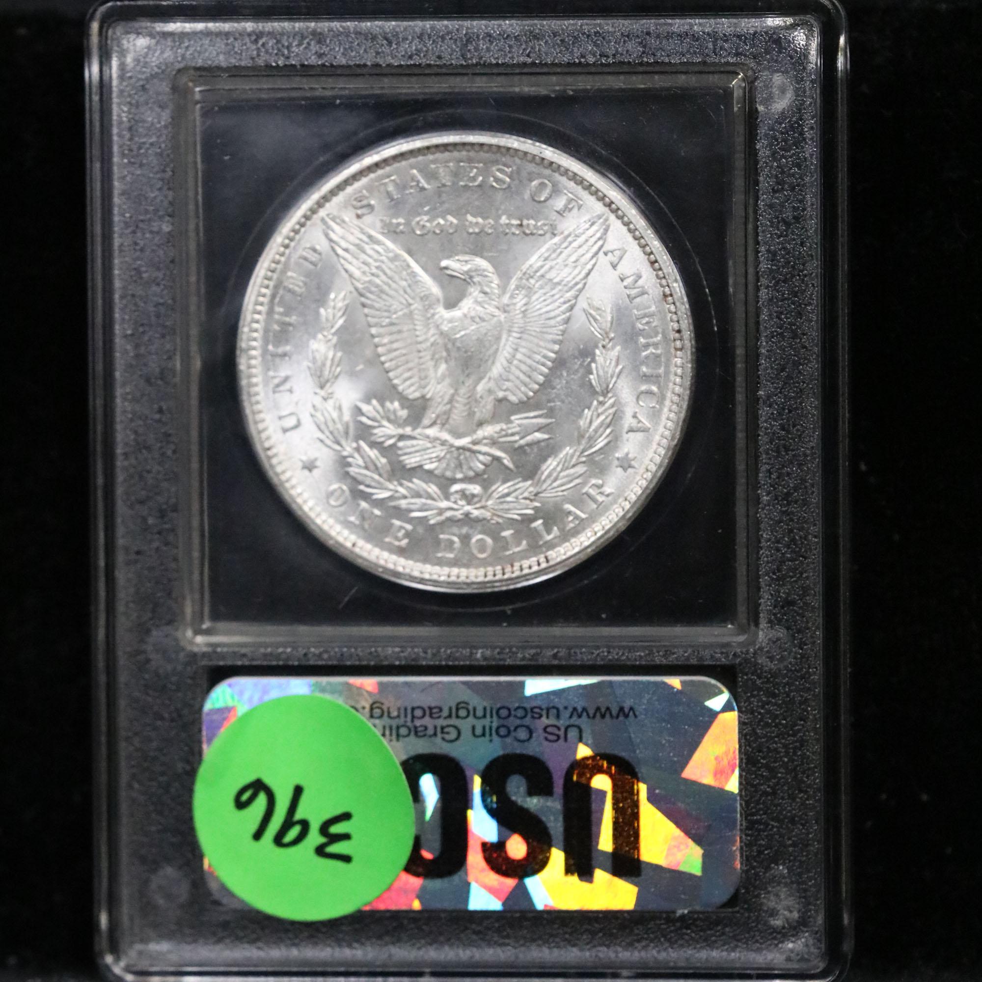 ***Auction Highlight*** 1891-p Morgan Dollar $1 Graded GEM+ Unc by USCG (fc)