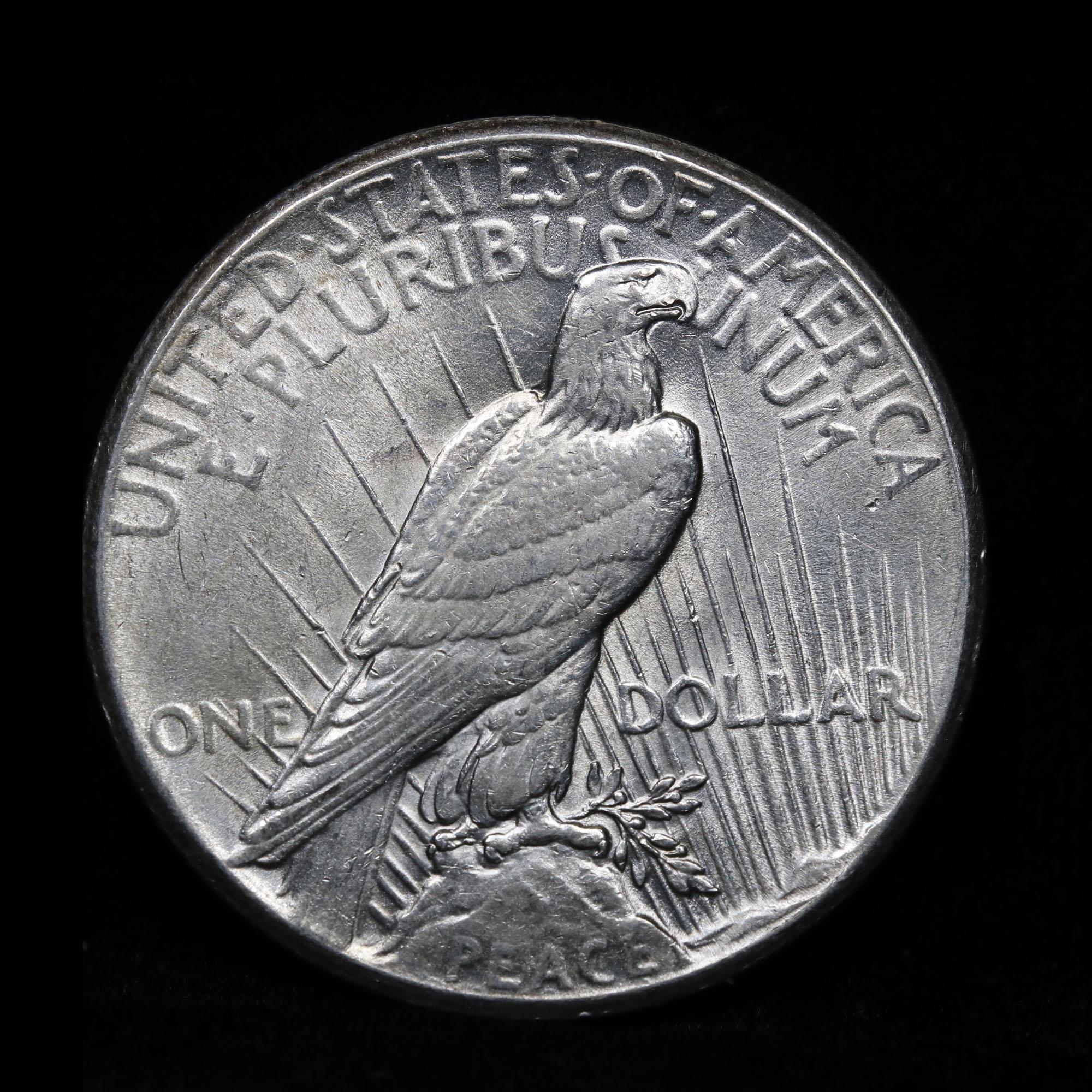 1927-p Peace Dollar $1 Grades Select Unc