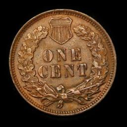 1904 Indian Cent 1c Grades Choice AU/BU Slider