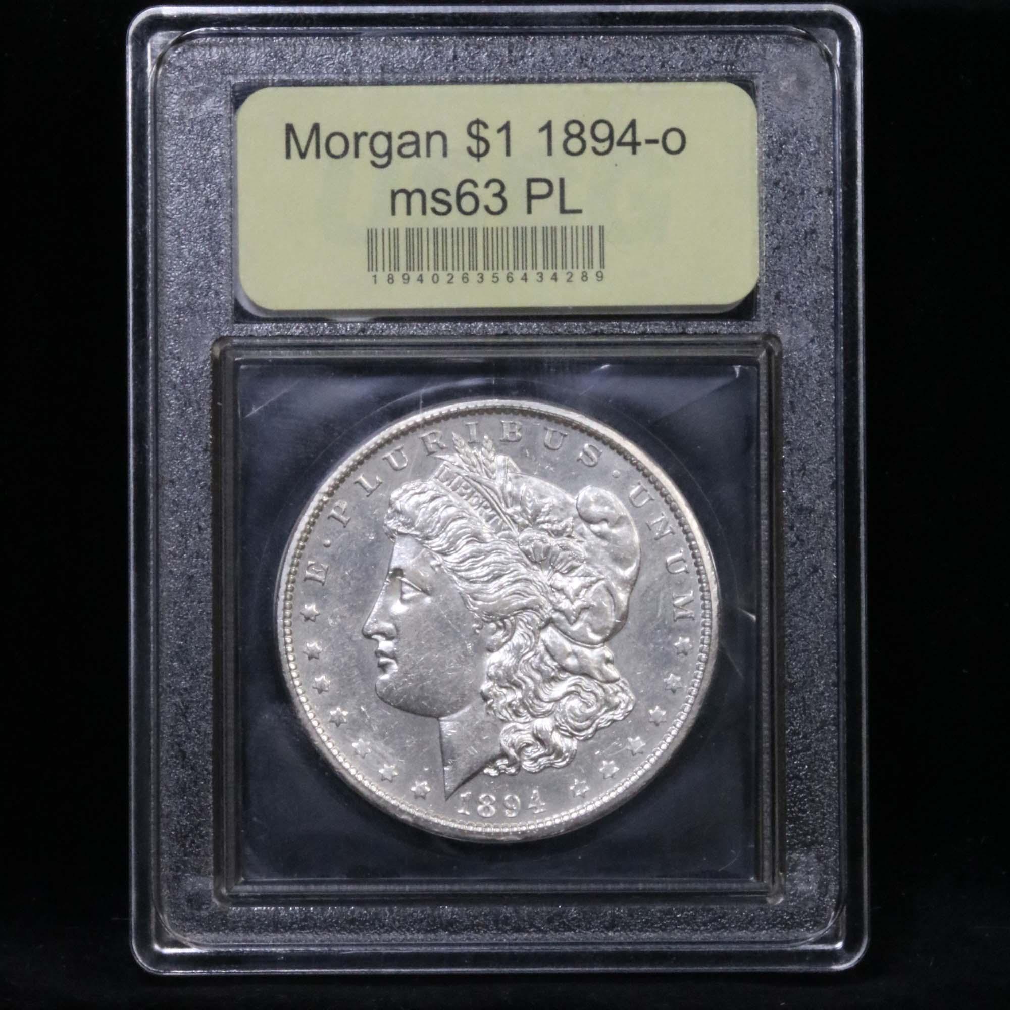 ***Auction Highlight*** 1894-o Morgan Dollar $1 Graded Select Unc PL by USCG (fc)