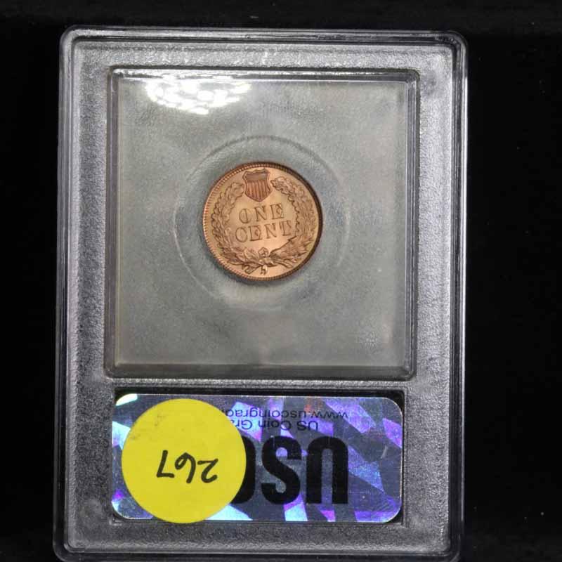 ***Auction Highlight*** 1898 Indian Cent 1c Graded GEM++ Unc RD by USCG (fc)