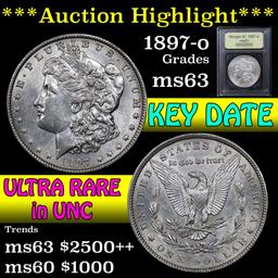 ***Auction Highlight*** 1897-o Morgan Dollar $1 Graded Select Unc by USCG (fc)