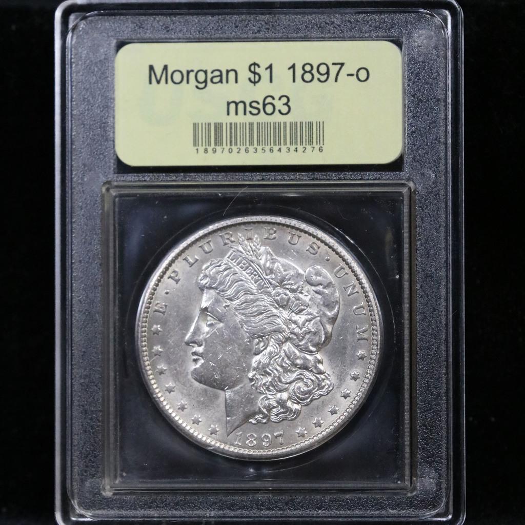 ***Auction Highlight*** 1897-o Morgan Dollar $1 Graded Select Unc by USCG (fc)