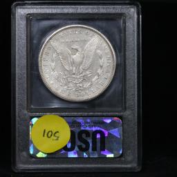 ***Auction Highlight*** 1884-s Morgan Dollar $1 Graded Choice AU/BU Slider by USCG (fc)