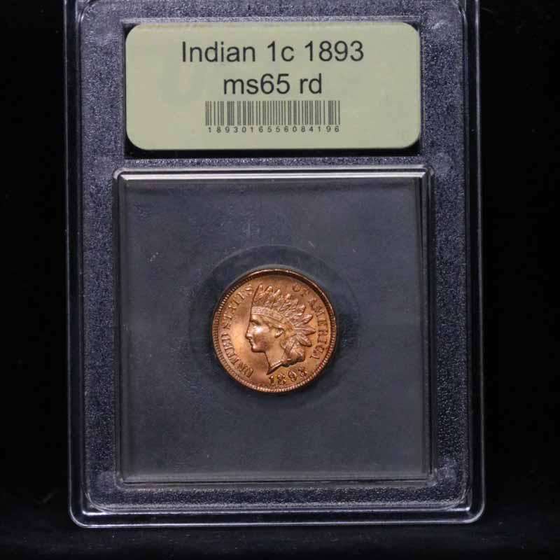 ***Auction Highlight*** 1893 Indian Cent 1c Graded GEM Unc RD by USCG (fc)