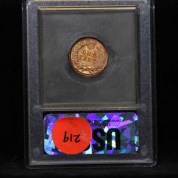 ***Auction Highlight*** 1893 Indian Cent 1c Graded GEM Unc RD by USCG (fc)