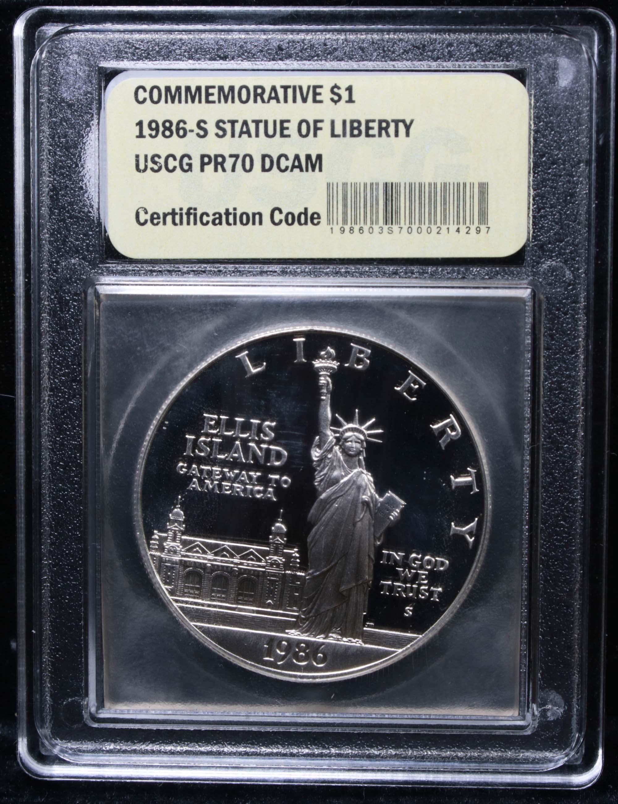 1986-s Statue of Liberty Modern Commem Dollar $1 Grades GEM++ Proof Deep Cameo