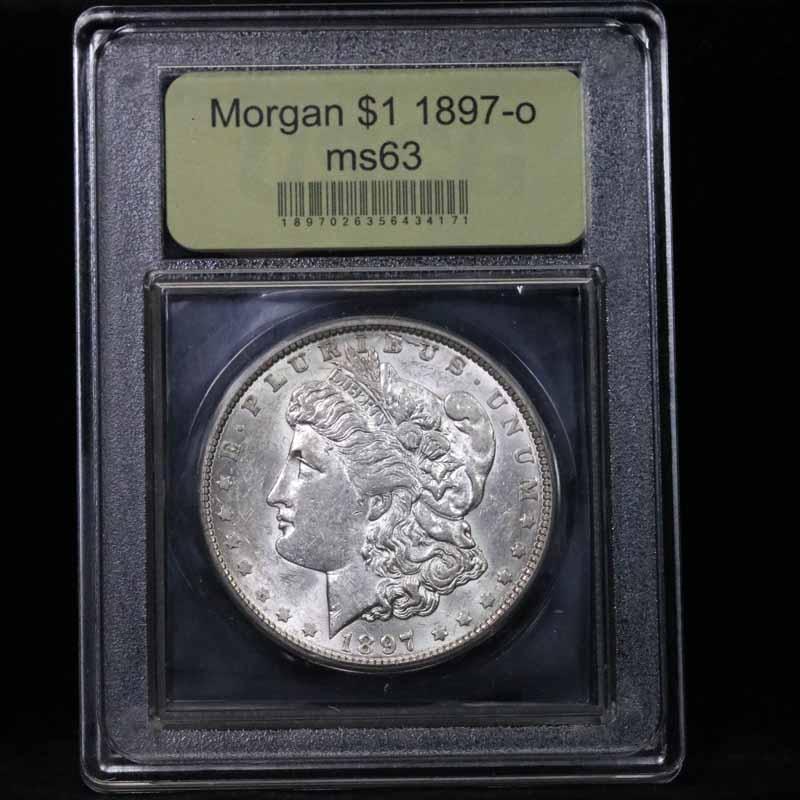 ***Auction Highlight*** 1897-o Morgan Dollar $1 Graded Select Unc by USCG (fc)