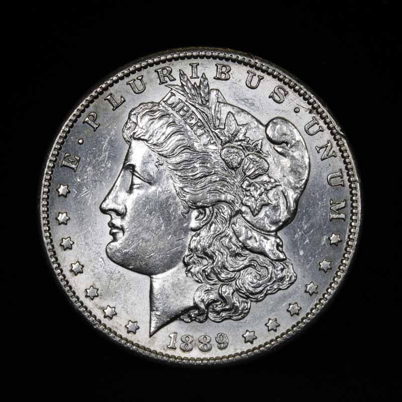 ***Auction Highlight*** 1889-s Morgan Dollar $1 Graded Choice Unc by USCG (fc)