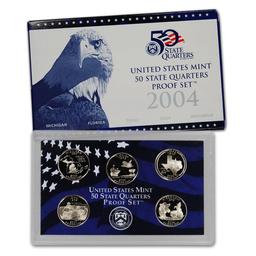 2004 United States Quarters Proof Set - 5 pc set