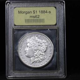 ***Auction Highlight*** 1884-s Morgan Dollar $1 Graded Select Unc by USCG (fc)