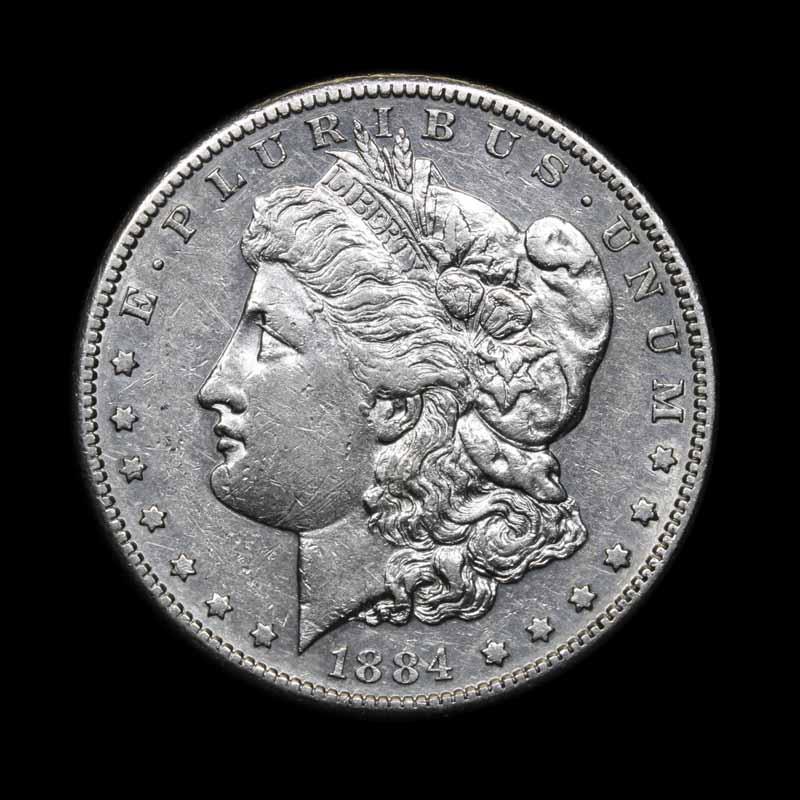 ***Auction Highlight*** 1884-s Morgan Dollar $1 Graded Select Unc by USCG (fc)