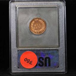 ***Auction Highlight*** 1886 Ty1 Indian Cent 1c Graded GEM++ Proof Cameo by USCG (fc)