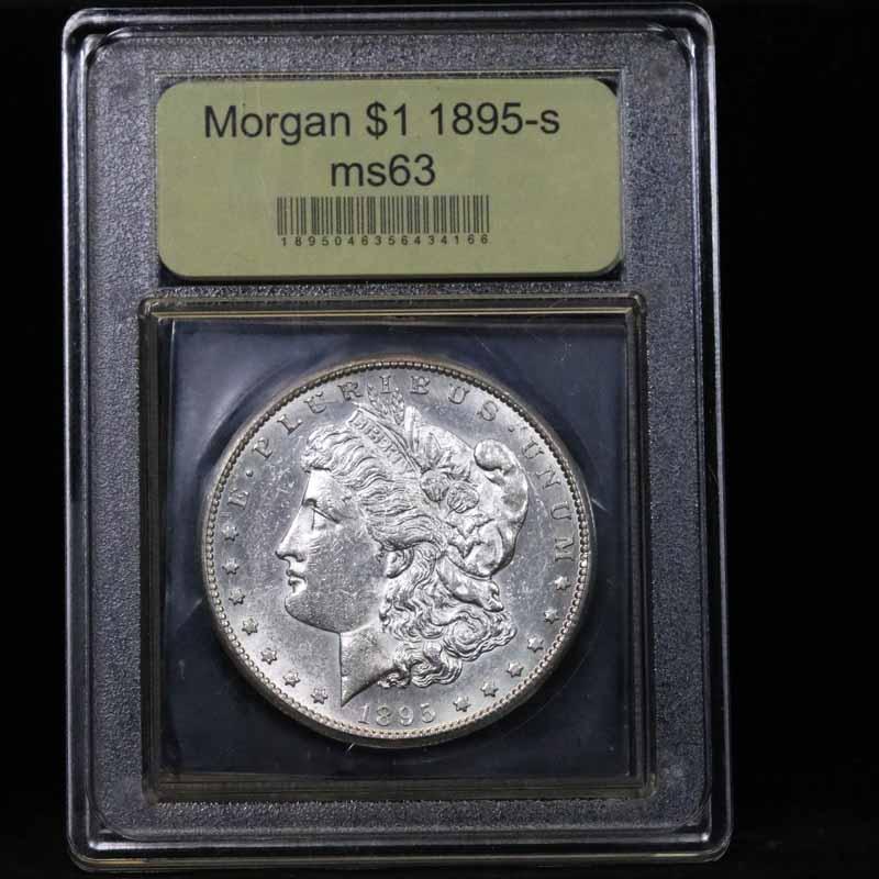 ***Auction Highlight*** 1895-s Morgan Dollar $1 Graded Select Unc by USCG (fc)