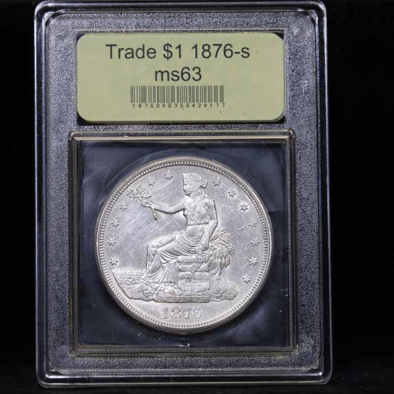 ***Auction Highlight*** 1876-s Trade Dollar $1 Graded Select Unc by USCG (fc)