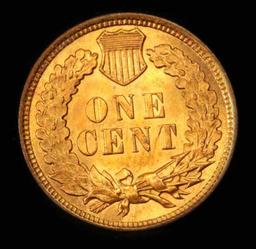 ***Auction Highlight*** 1907 Indian Cent 1c Graded GEM+ Unc RD by USCG (fc)
