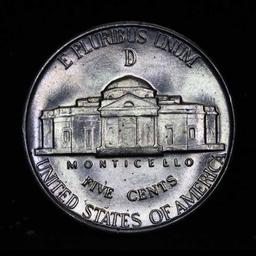 1943-d Jefferson Nickel 5c Grades GEM+ 5fs