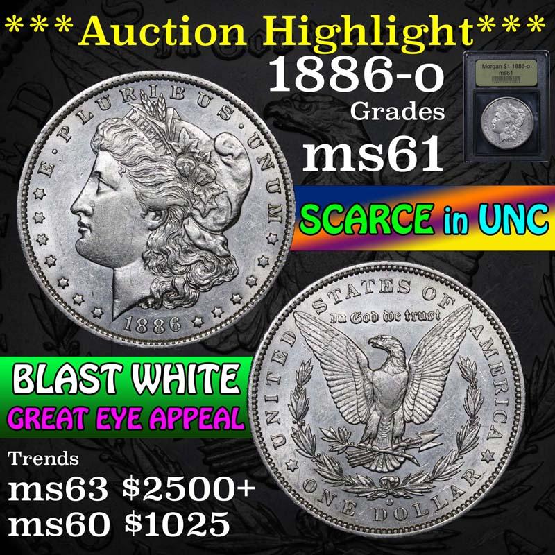 ***Auction Highlight*** 1886-o Morgan Dollar $1 Graded BU+ By USCG (fc)