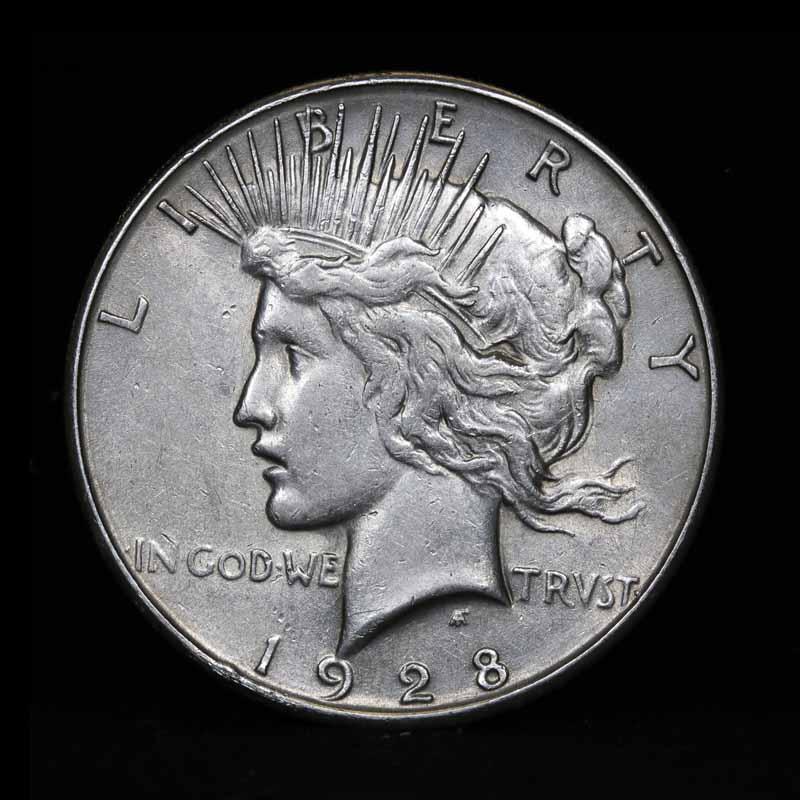 1928-s Peace Dollar $1 Grades Choice AU/BU Slider