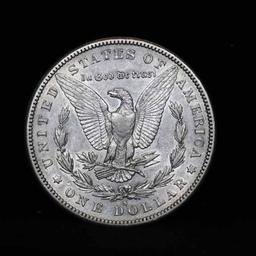 ***Auction Highlight*** 1884-s Morgan Dollar $1 Graded Choice AU/BU Slider By USCG (fc)