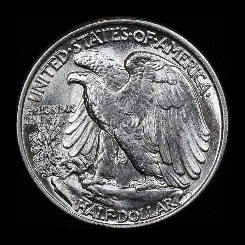 1944-p Walking Liberty Half Dollar 50c Grades Choice+ Unc