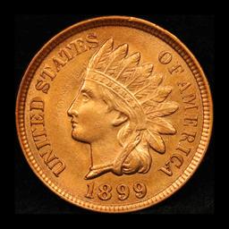 1899 Indian Cent 1c Grades Choice Unc RD (fc)