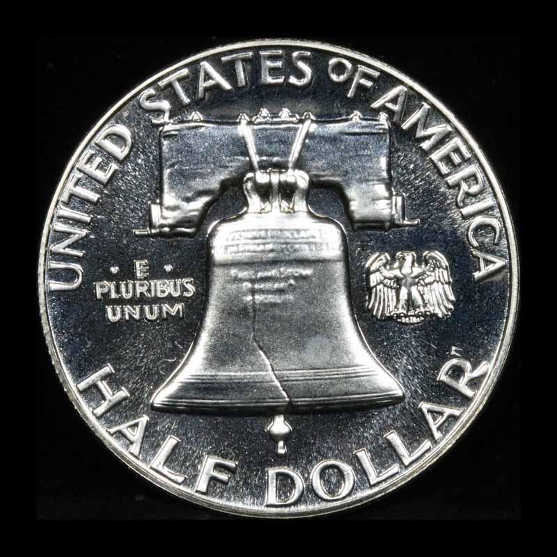 ***Auction Highlight*** Proof 1963 Franklin Half Dollar 50c Graded GEM++ Proof DCAM by USCG (fc)