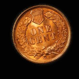 ***Auction Highlight*** 1902 Indian Cent 1c Graded Gem+ Unc RD by USCG (fc)