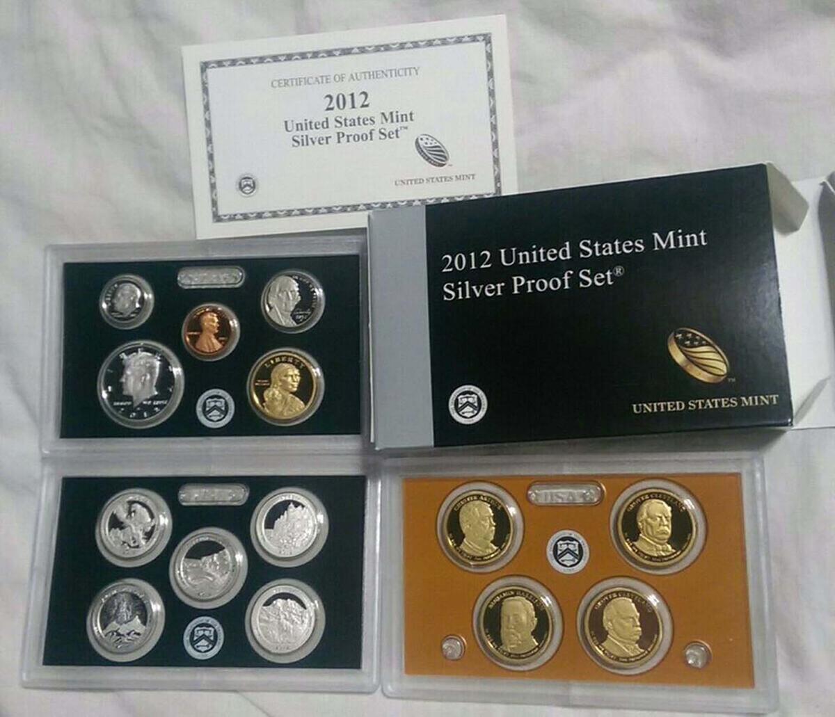 2012 United States Mint Silver Proof Set