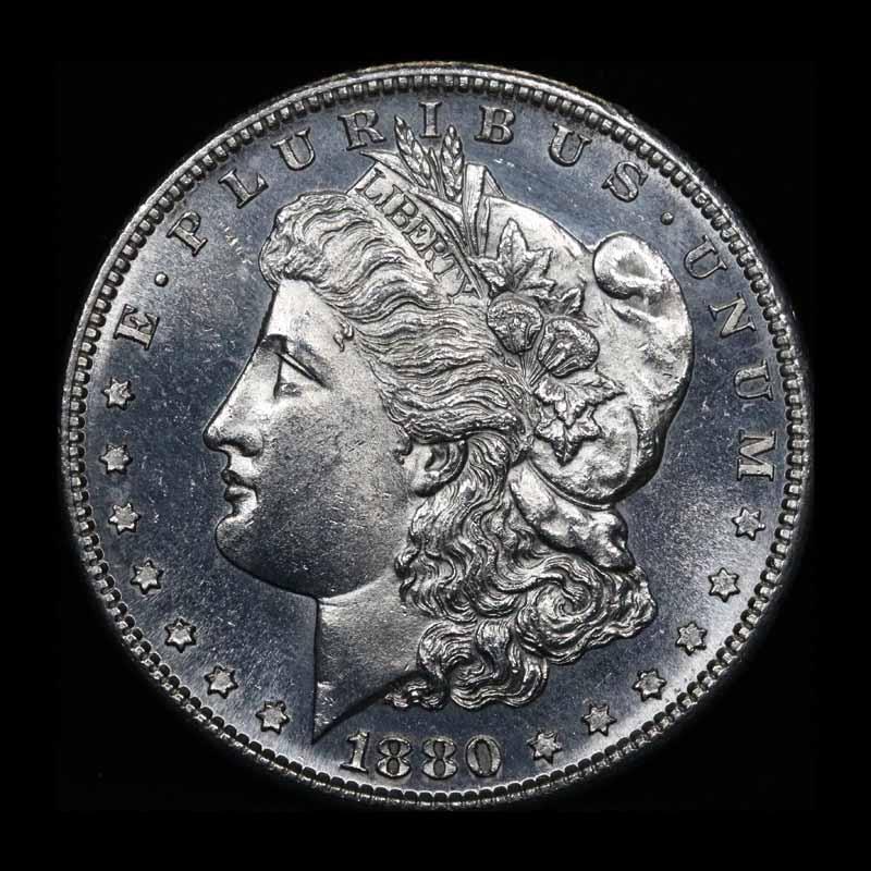 ***Auction Highlight*** 1880-s Morgan Dollar $1 Graded GEM++ DMPL by USCG (fc)