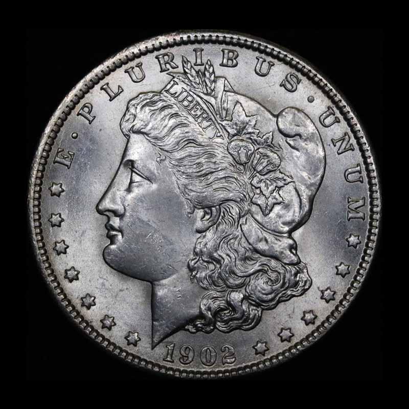 1902-o Morgan Dollar $1 Grades GEM+ Unc (fc)