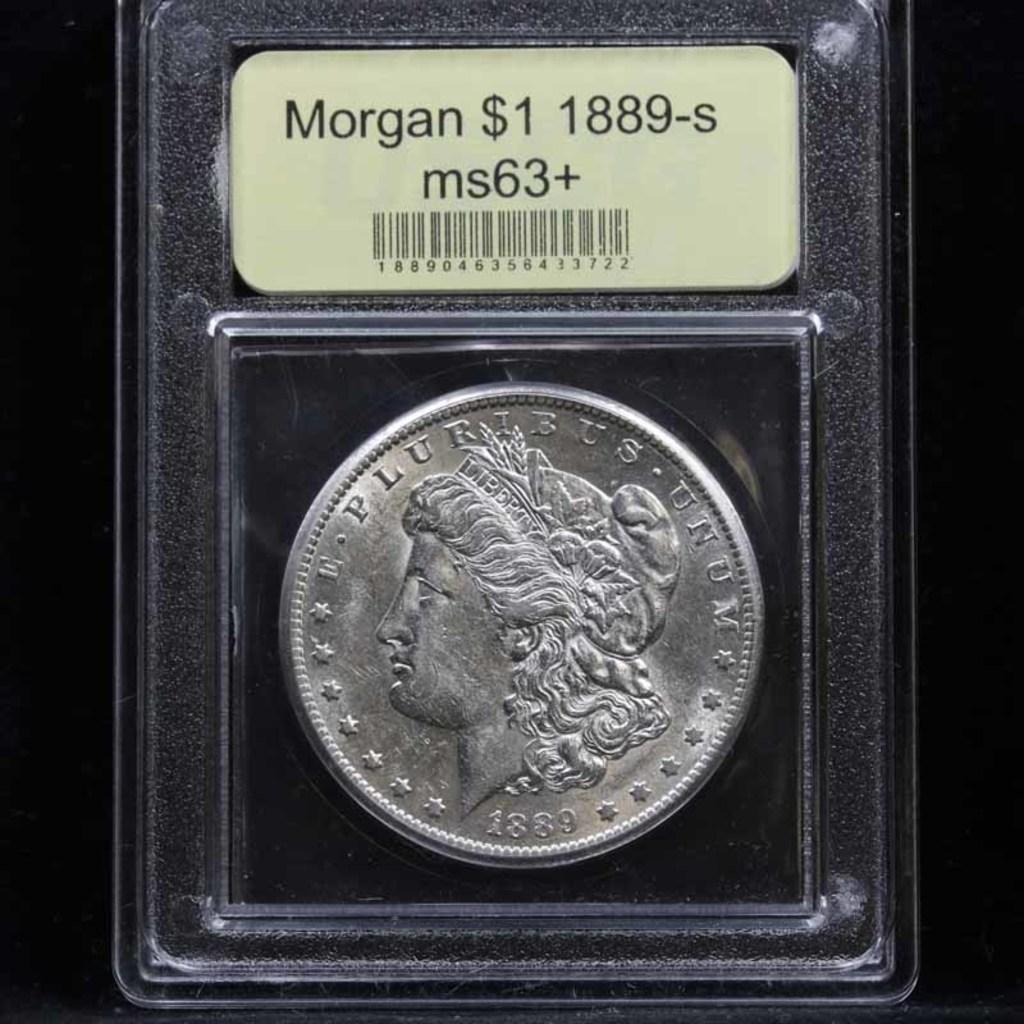 ***Auction Highlight*** 1889-s Morgan Dollar $1 Graded Select+ Unc by USCG (fc)