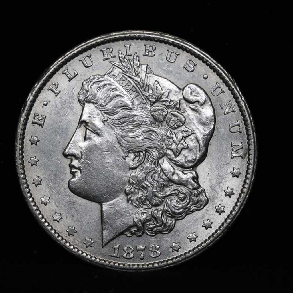 ***Auction Highlight*** 1878-cc Morgan Dollar $1 Graded Select+ Unc by USCG (fc)