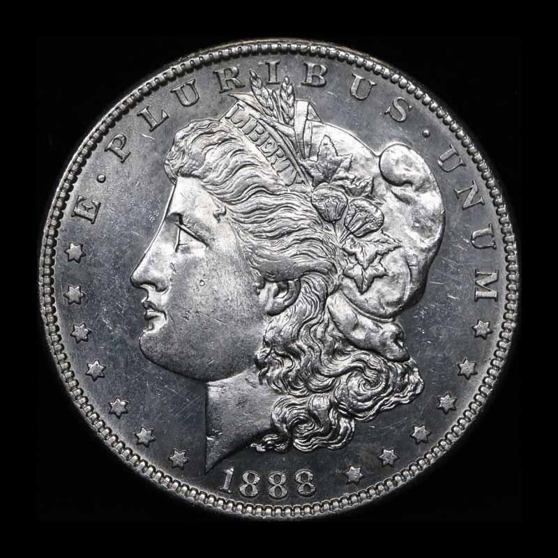 ***Auction Highlight*** 1888-s Morgan Dollar $1 Graded GEM Unc PL by USCG (fc)