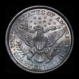 ***Auction Highlight*** 1892-p Barber Quarter 25c Graded GEM+ Unc by USCG (fc)