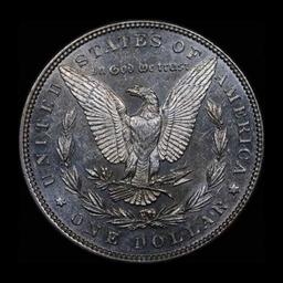 ***Auction Highlight*** 1898-p Morgan Dollar $1 Graded GEM Unc DMPL by USCG (fc)