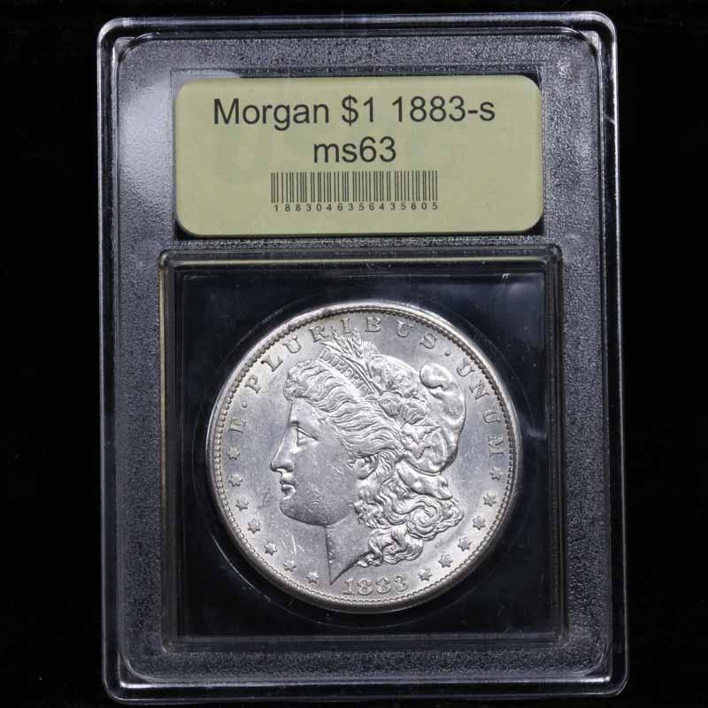 ***Auction Highlight*** 1883-s Morgan Dollar $1 Graded Select Unc by USCG (fc)