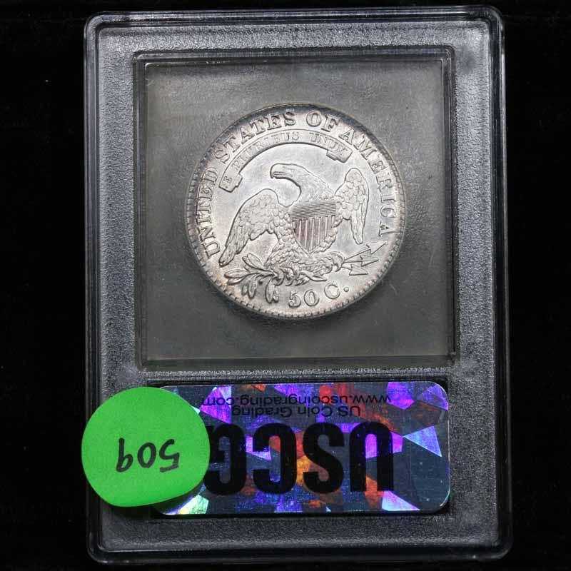 ***Auction Highlight*** 1830 Capped Bust Half Dollar 50c Graded Choice AU by USCG (fc)