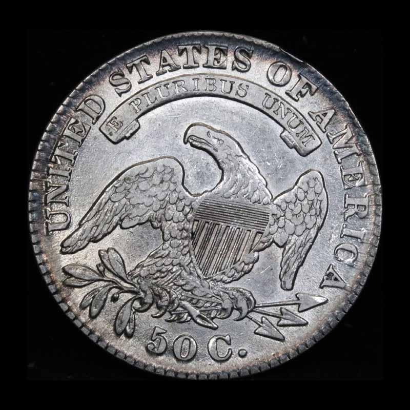 ***Auction Highlight*** 1830 Capped Bust Half Dollar 50c Graded Choice AU by USCG (fc)