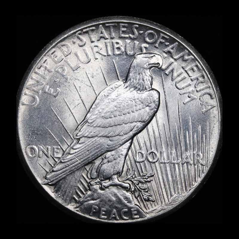 1927-p Peace Dollar $1 Grades Select Unc