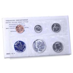 1965 Special Mint Half Set P Mint SMS original cellophane