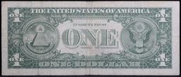 1957A $1 Blue Seal Silver Certificate Grades f+