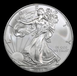 2012 Silver Eagle Dollar $1 Grades ms69