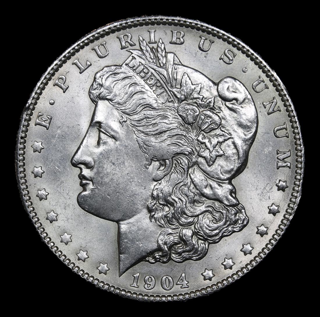 1904-o Morgan Dollar $1 Grades Choice+ Unc