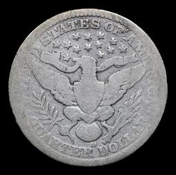 1915-d Barber Quarter 25c Grades vg+